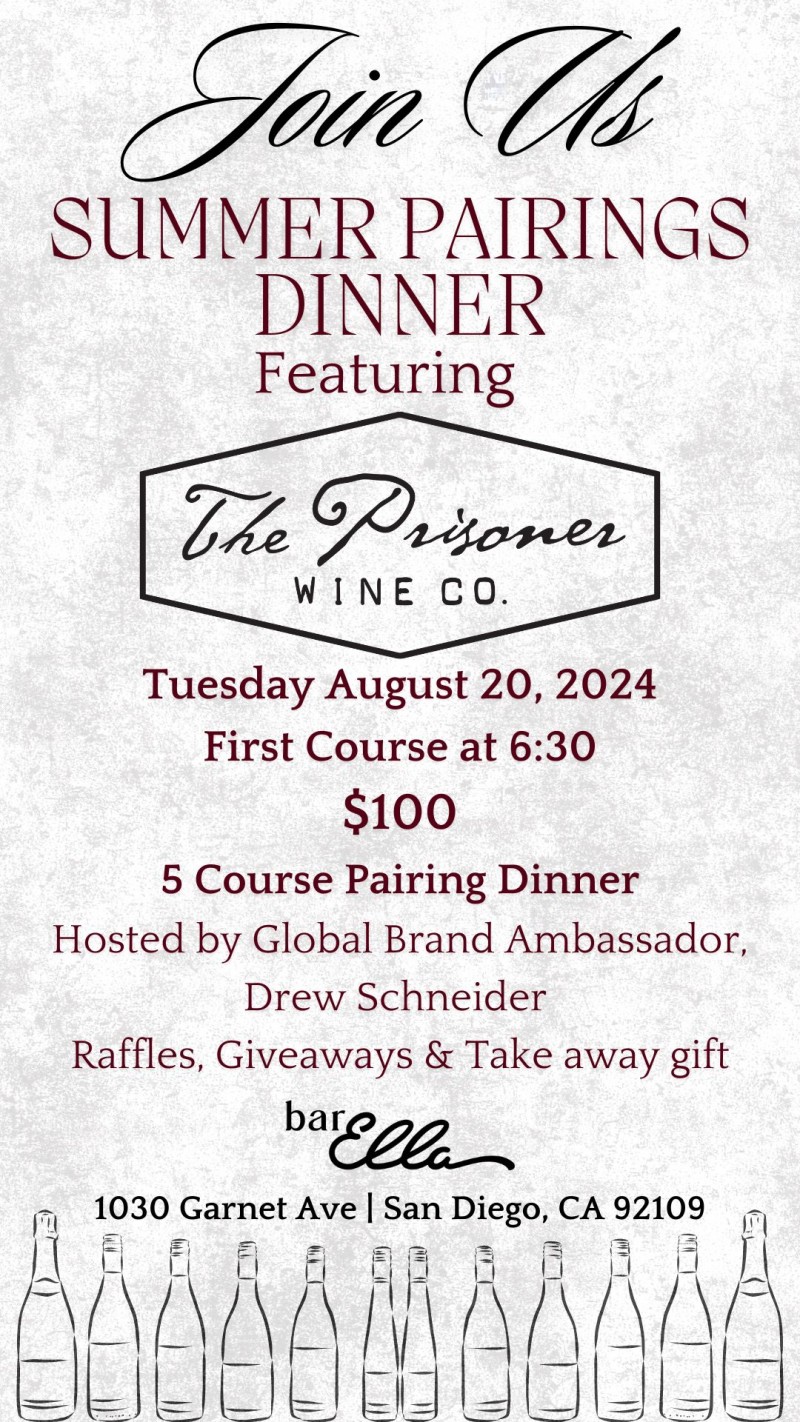 5 Course Pairing Dinner